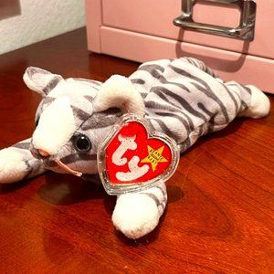 Mint Condition TY 1997 Original Beanie Babies Collection PRANCE the Cat Beanie B